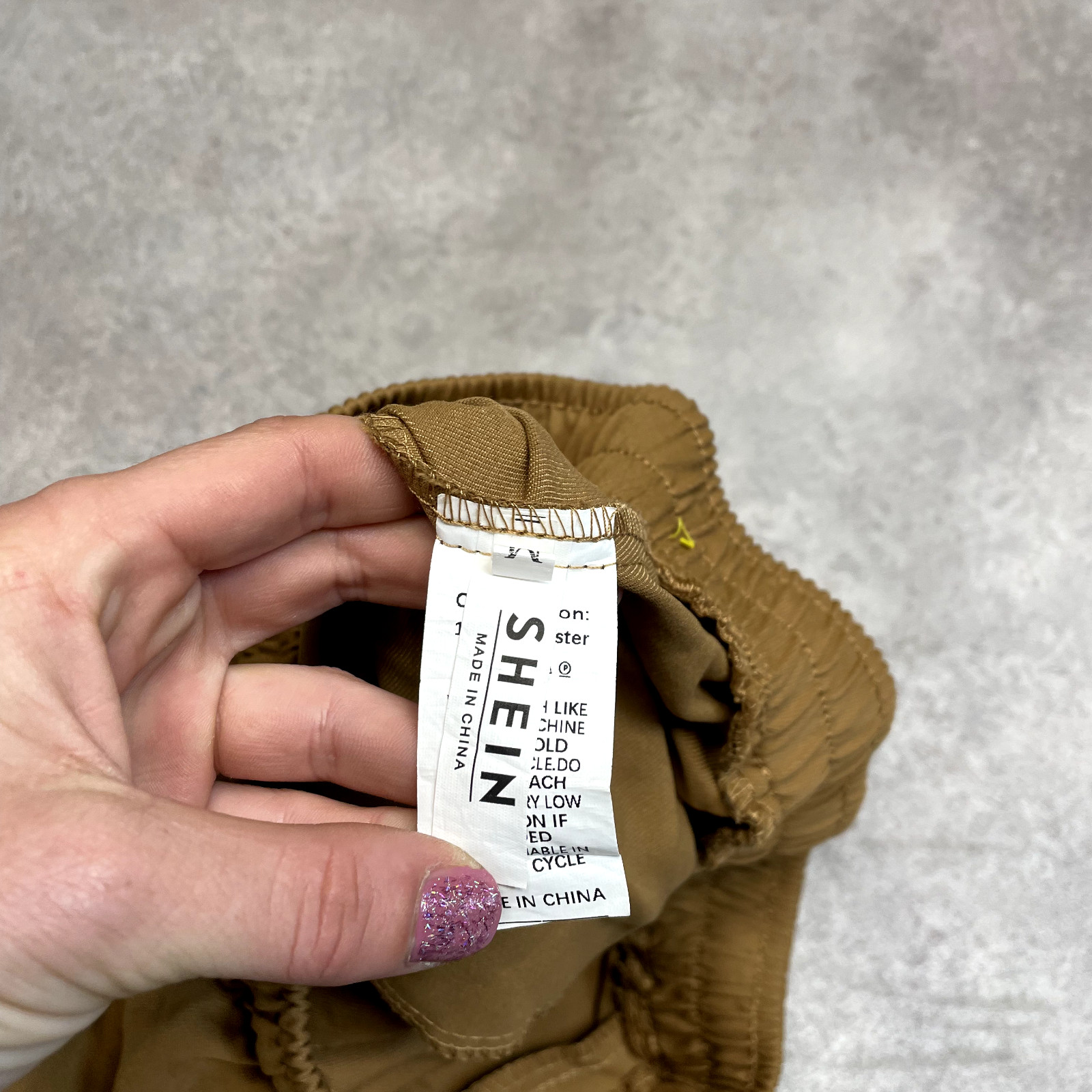 Vintage Cargo Trousers Womens Straight Fit Y2K Canvas Pants, Beige, 26" image 8