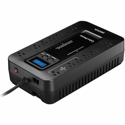 CyberPower EC850LCD  Ecologic 850 VA 510 Watts 12 Outlets UPS