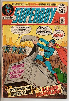 DC Comics Superboy #181 January 1972 Legion Of Super Heroes Backup Giant VF
