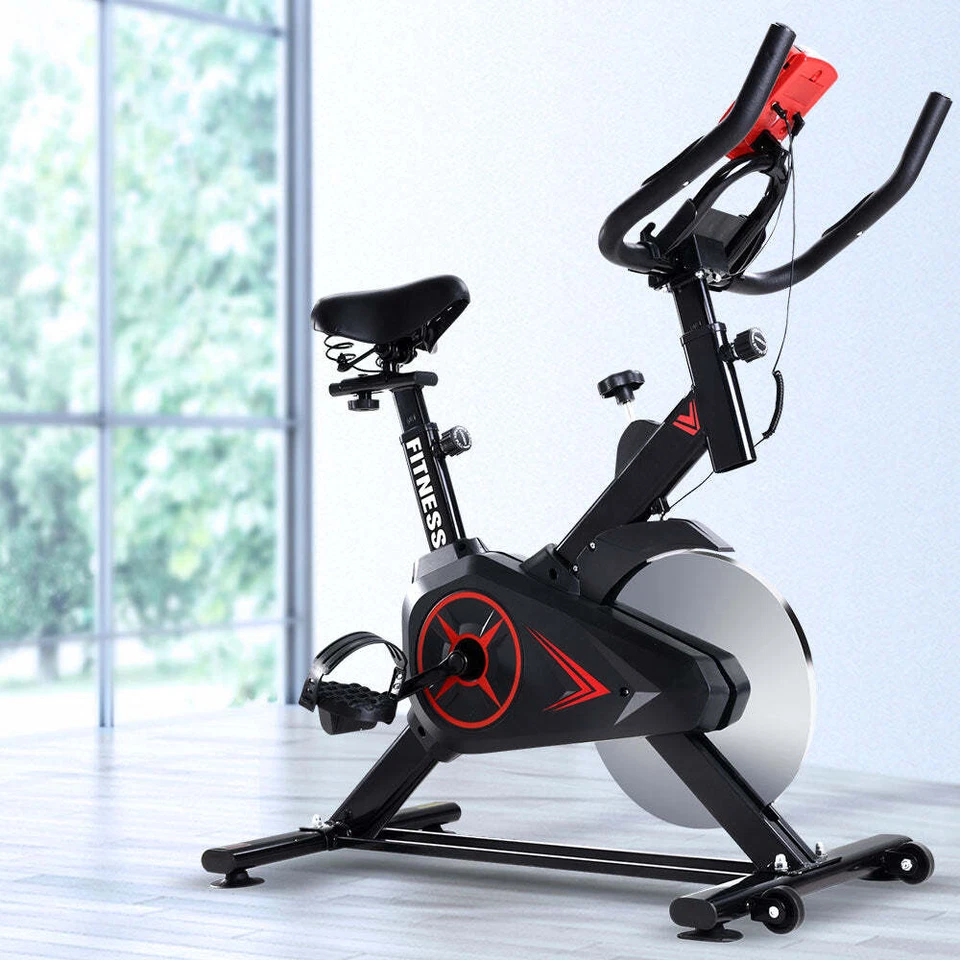 NNEDSZ Exercise Bike Flywheel Fitness Commercial Home Workout Gym Phone Holder B - Image 4 of 4