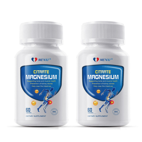 Magnesium Citrate 1000mg 120 Capsules Super Strong Effective Vegan Supplements - Picture 11 of 12