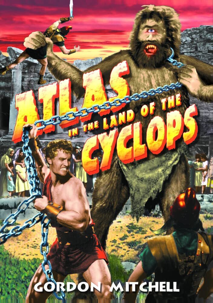 Atlas In The Land of Cyclops (DVD) Chelo Alonso Gordon Mitchell Vira Silenti