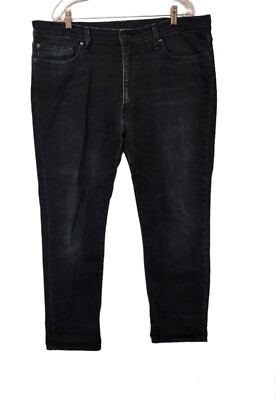 Levis 541 Jeans Navy Blue Stretch Denim Red Tab Big E Black Label Mens 38x32