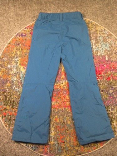Pantaloni da neve The North Face donna piccoli foderati Teal Hyvent bootcut snowboard sci - Foto 2 di 13