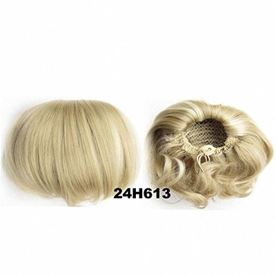 FESHFEN Bridal Hair Bun Updo Scrunchy Scrunchie GS-Q9 14H613#