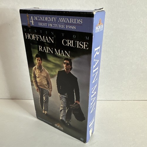 Rain Man VHS Dustin Hoffman Tom Cruise Movie 1988 MGM/UA Rated R - Picture 3 of 3