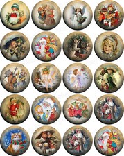 Vintage Nostalgie Weihnachten eßbar Tortenbild Deko Muffin Aufleger Kekse backen