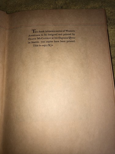 John S Richards Joaquin Miller / JOAQUIN MILLER HIS CALIFORNIA DIARY 1st ed 1936 - Picture 2 of 4
