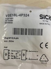 QTY:1 new For Sick Photoelectric Sensor VSE18L-4P324 FREE SHIPPING Replacement