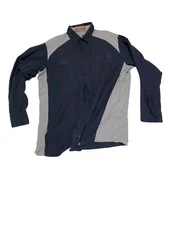 Motorsports Mechanic Auto Tech Shirt Red Kap Uniform Work Used Short Long Sleeve