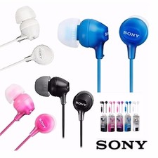 New Original Sony MDREX15AP Fashion Color EX Series Smartphone Earbud Headset 