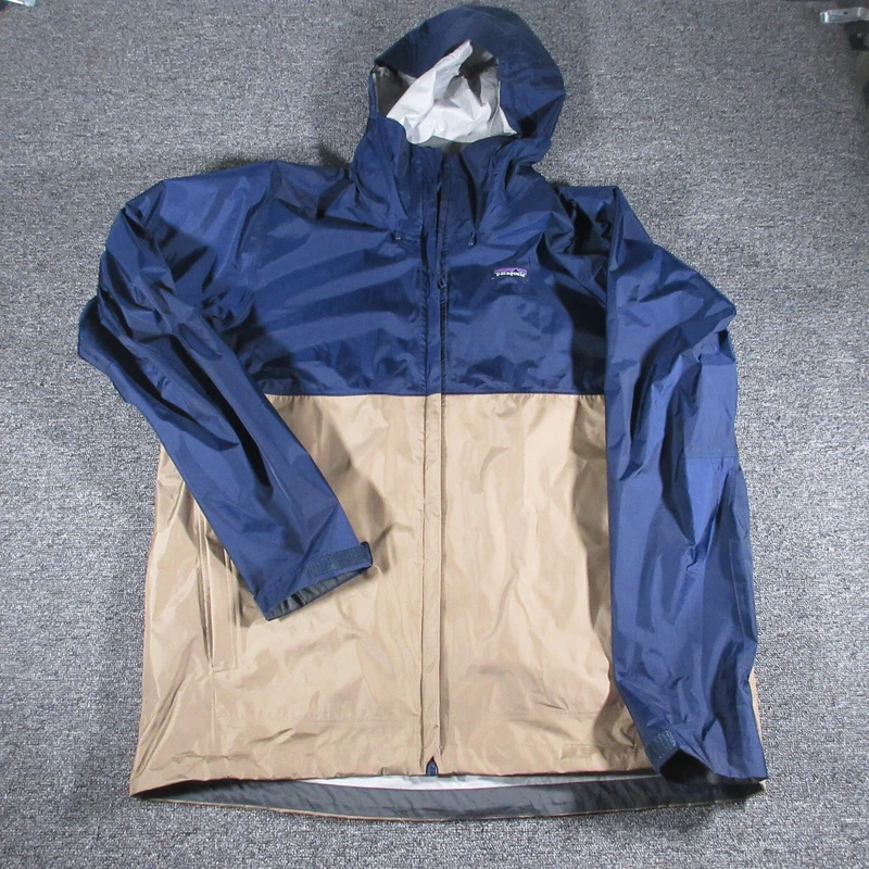 patagonia full zip rain lightweight torrentshell h2no jacket