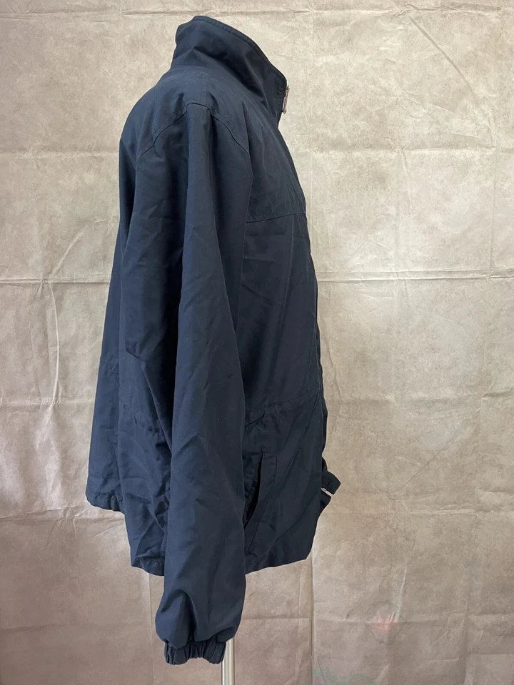 Chaqueta cortavientos North End para mujer azul oscuro cremallera completa talla XL Foto 4 de 4