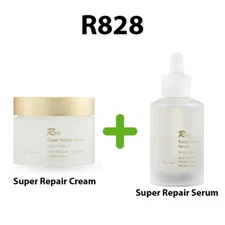 R828 Super Repair Cream and Serum Set, Korean Beauty Product, Fast Ship (2 Pcs)