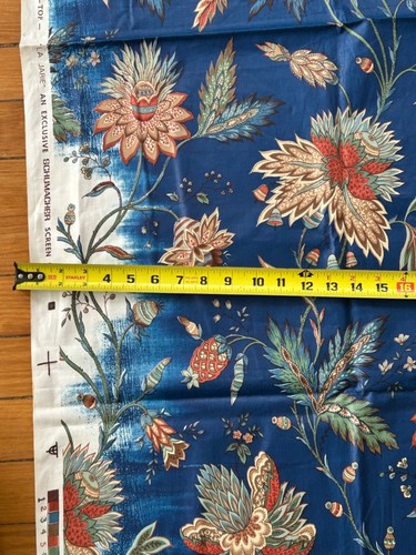 Vintage Schumacher Screen Print Exclusive "LA JARIE" 3 1/2 Yards see Photo - Picture 10 of 12