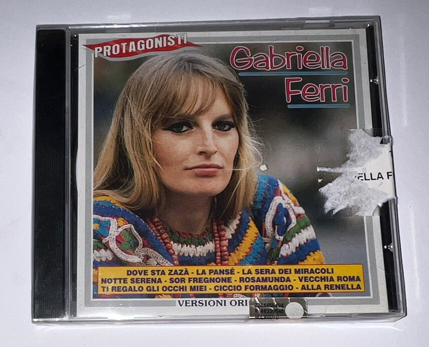 GABRIELLA FERRI RARO CD 1998 OMONIMO SERIE PROTAGONISTI - NUOVO SIGILLATO