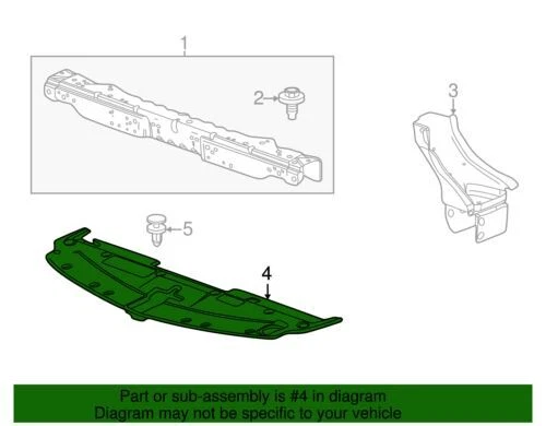 Protector de mira delantero compartimento base Chevrolet Volt genuino GM 2011-2016 22839771 Foto 2 de 2