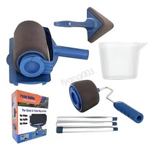 Paint Pro Roller Runner 8Pcs Brush Set Room Painting Wall Handle Decorating Home