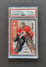 Corey Crawford signed Norfolk Admirals 2006 In The Game Hockey card Psa Slab