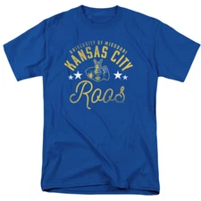 University of Missouri-Kansas City Adult T-Shirt Roos, Royal Blue, S-5XL
