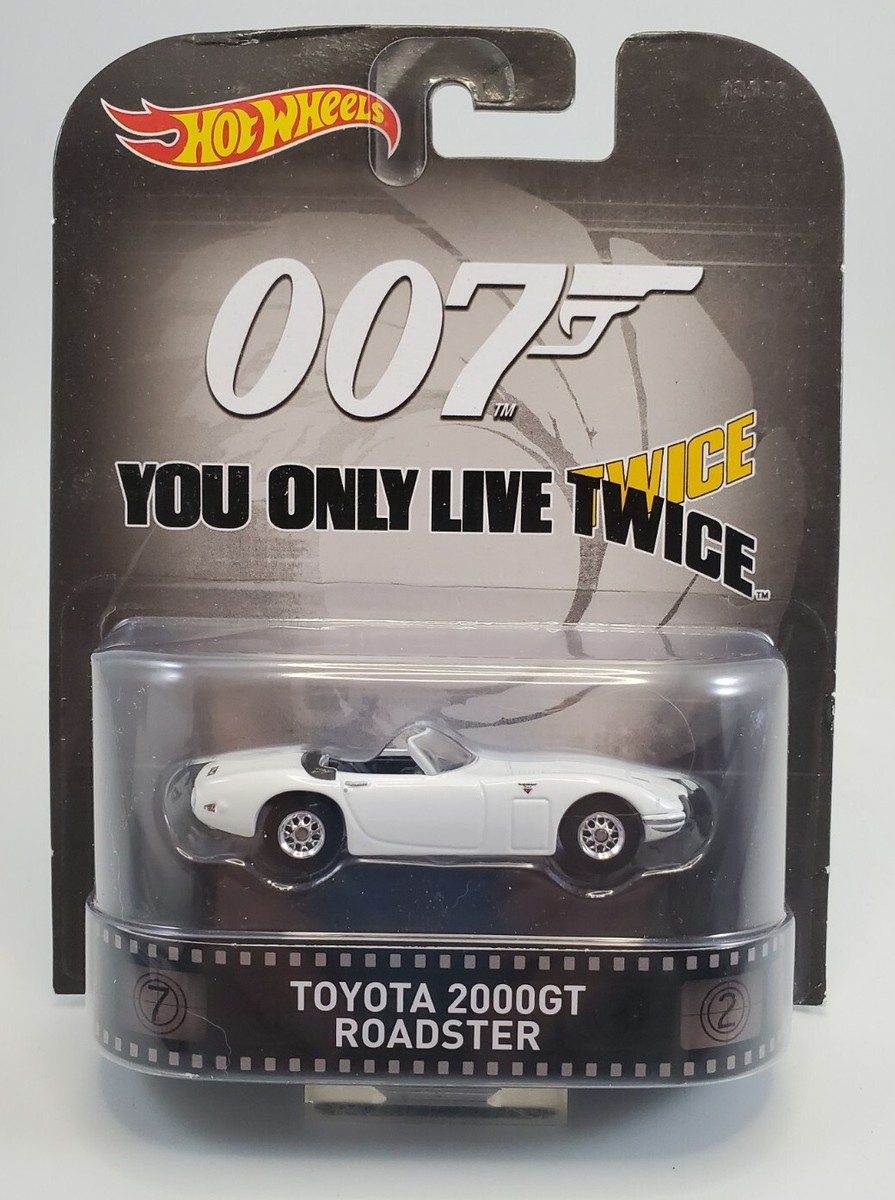 Hot Wheels Retro Toyota 2000GT Roadster James Bond 007 You Only