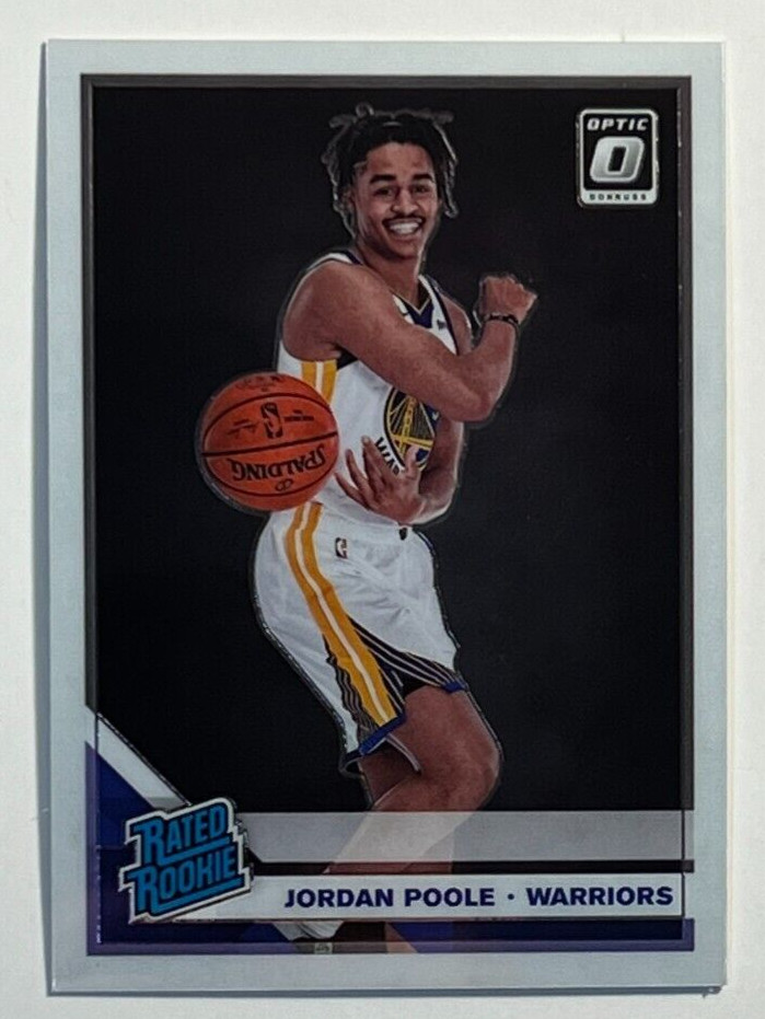 2019-20 Panini Donruss Optic Basketball #169 Jordan Poole RC Rookie GS Warriors