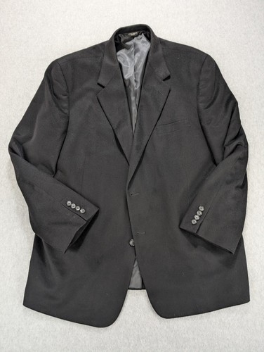 Grant Thomas Jacket Black 100% Cashmere Lord Taylor Blazer Sport Dress Coat 46R - Picture 11 of 11