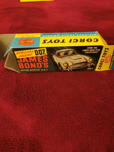 Corgi 261 Aston Martin Db5 1serie James Bond Completa Originale - Foto 7 di 12