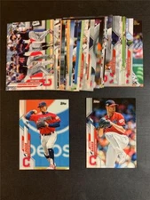 2020 Topps Cleveland Indians Team Set Series 1 2 Update 33 Cards