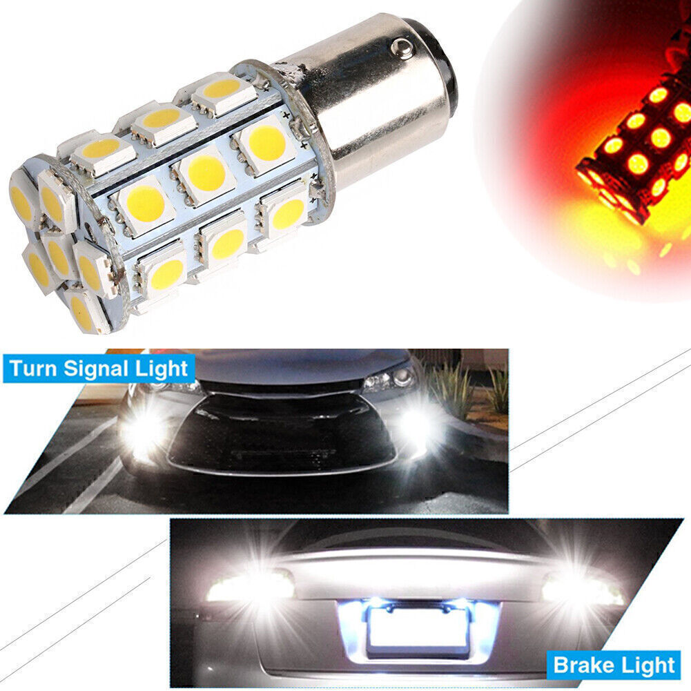 1X Red Cabin Marine Boat  Interior 27-SMD BA15D AC/DC12-24V Lights Bulbs