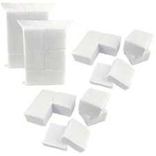 500pcs Cleaning patches 2 1/4" x 2 1/4" square 100% cotton for Gun Firearm