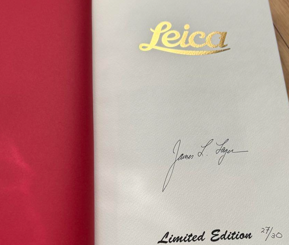 Leica The History of Leica Photography Signed Limited Edition Rare