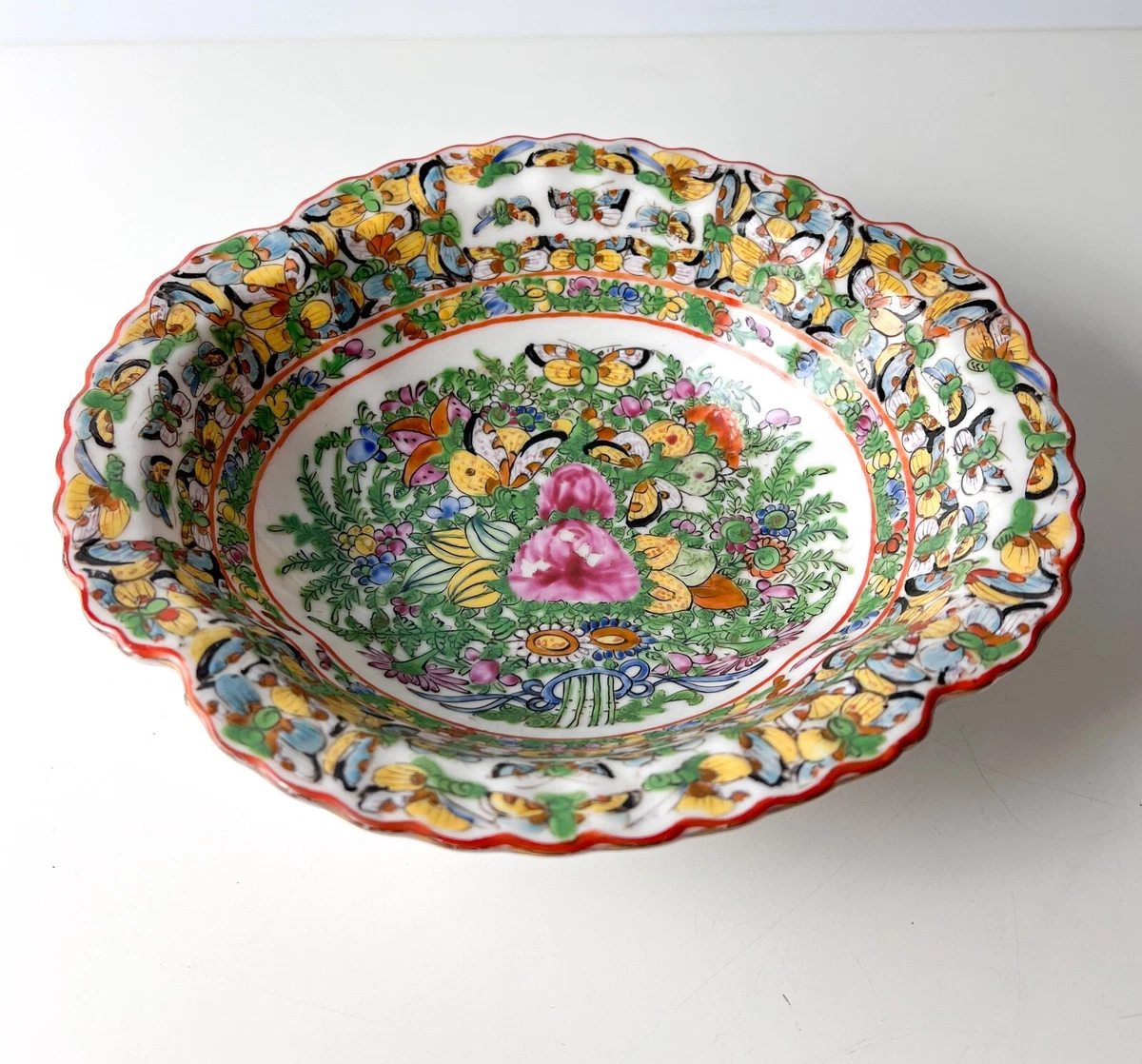 陶瓷古董原始1940 年后中国风盘子| eBay