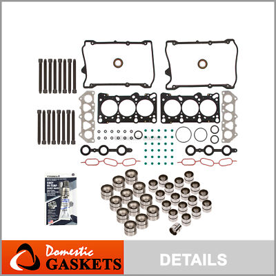 Head Gasket Set Lifters Fit 98-05 Audi A4 A6 Volkswagen Passat 2.8 AHA AMX ATQ