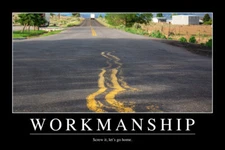 Workmanship Funny Demotivational Cool Wall Decor Art Print Poster 12x18