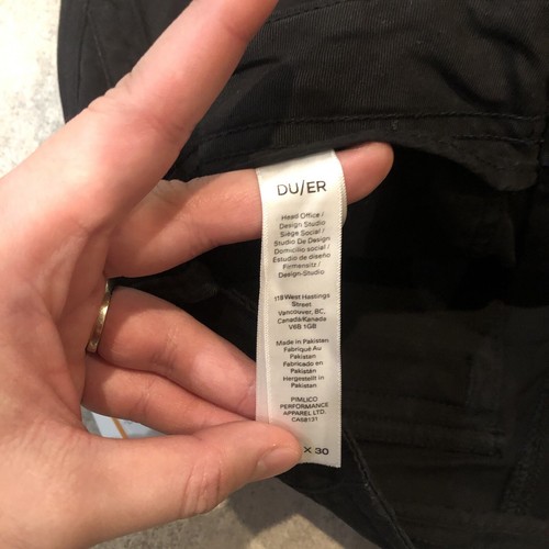 DU/ER Duer Live Free Field Pockets Hose - Herren Größe 31x30 - Bild 6 von 9