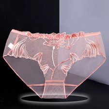 Perizoma Donna C-String Pizzo Floreale - Biancheria Intima Sexy Invisibile, Taglia Unica - Foto 9