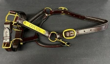 KL Select Red Barn Brown Leather Halter Cob