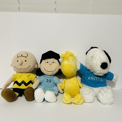 KOHL'S CARES PEANUTS LOT OF (4) PLUSH TOYS CHARLIE BROWN LUCY SNOOPY & WOODSTOCK - Picture 9 of 9