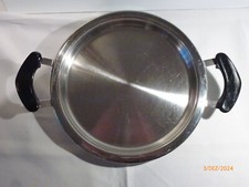 AMC Classic  Griddle Pfanne 24 cm, Höhe 6 cm, Bratpfanne 7068 Edelstahl