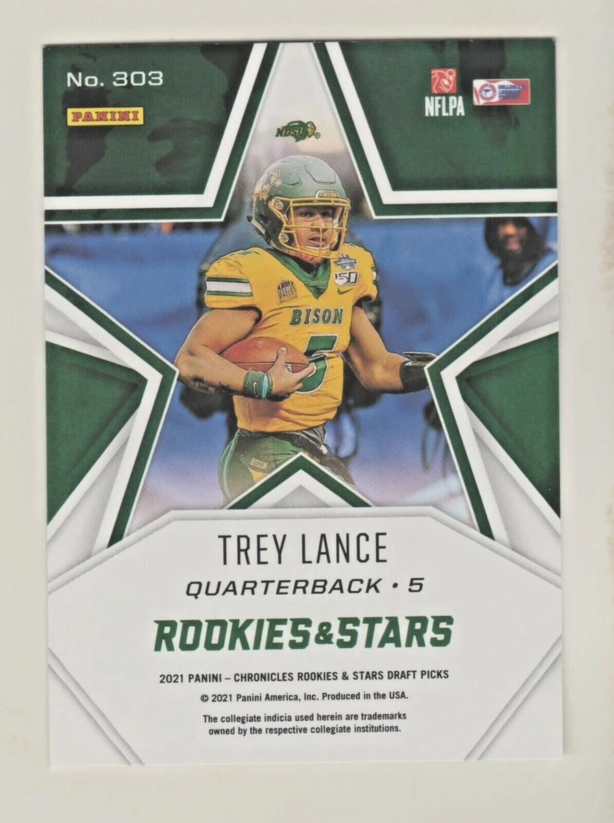2021 Panini Chronicles Draft ROOKIES & STARS #303 TREY LANCE RC Rookie  49ers | eBay