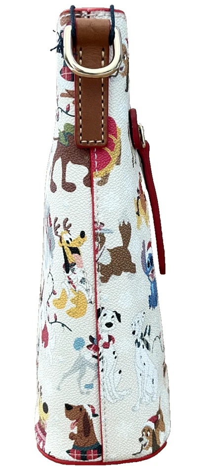 Nuevo Bolso Bandolera Disney Parks Dooney & Bourke Santa Tails Navidad Perros - B Foto 4 de 4