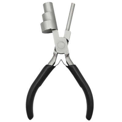 Durable Stainless Steel 6 inch Flat Nose Round Jaw Jewelry Pliers for Crafting
