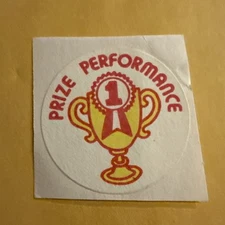 RARE Vintage TREND - Scratch and Sniff Sticker - ROSE (1979)