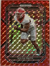 2023 Panini Prizm Draft Picks - Nolan Smith #177 Red Finite Prizm /125 (RC)