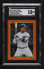 2020 Bowman 1990 Orange Refractor 2/25 Gleyber Torres #90B-GT SGC 10 GEM uk2
