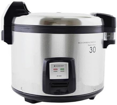 30-Cup Stainless Steel Rice Warmer - NSF/ETL Certified for Quality Cooking