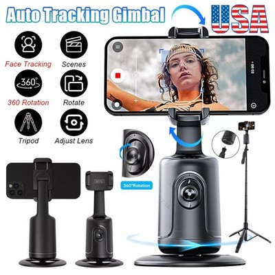 360 Auto Face Tracking Gimbal AI Smart Gimbal Auto Phone Holder For Smartphone