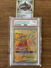 PSA 9 Pokémon Reshiram & Charizard GX SM247 Gold Promo Premium Collection