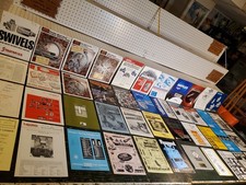 "Rugged" 44 vintage 70s 80s  small 2-3 page Industrial Tool Machine Ads Catalogs